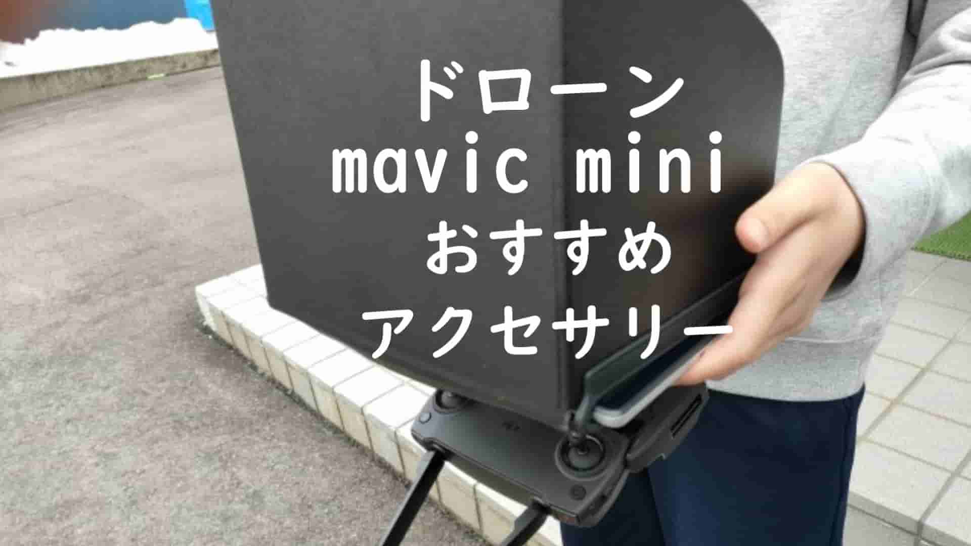 ドローン　Mavic Mini　アクセサリー